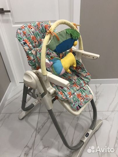 Стульчик для кормления chicco polly magic