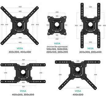 Переходники адаптеры для кронштейна телевизора