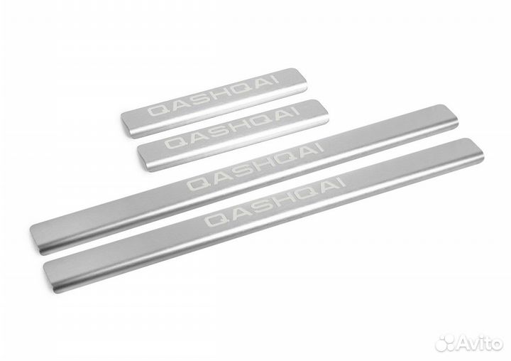 Накладки порог.AutoMax Nissan Qashqai II/II Европа