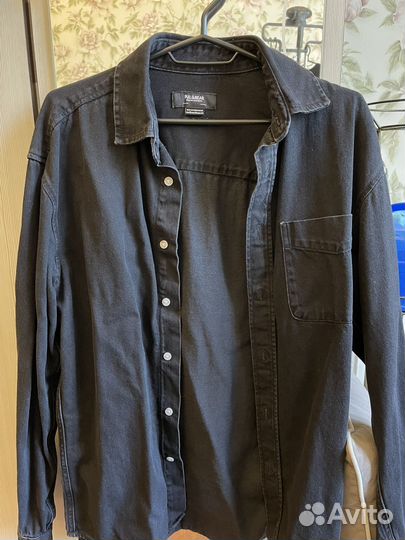 Джинсовая рубашка Pull&Bear