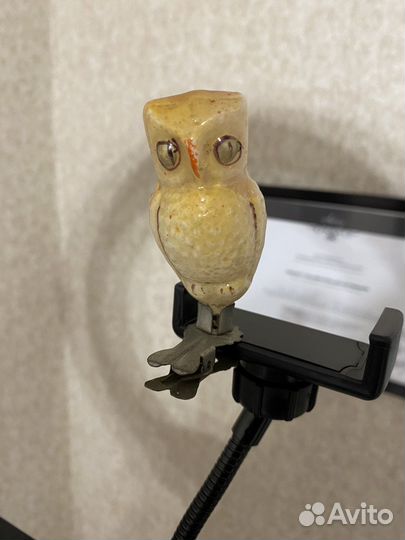 Елочная игрушка сова СССР
