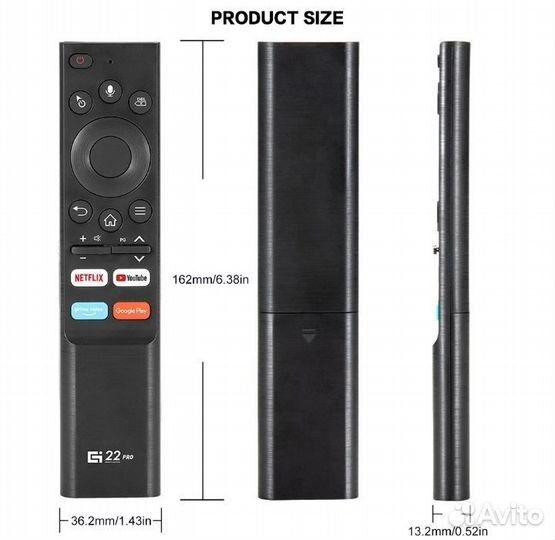 G22 Pro Bluetooth пульт аэромышь голосовой поиск