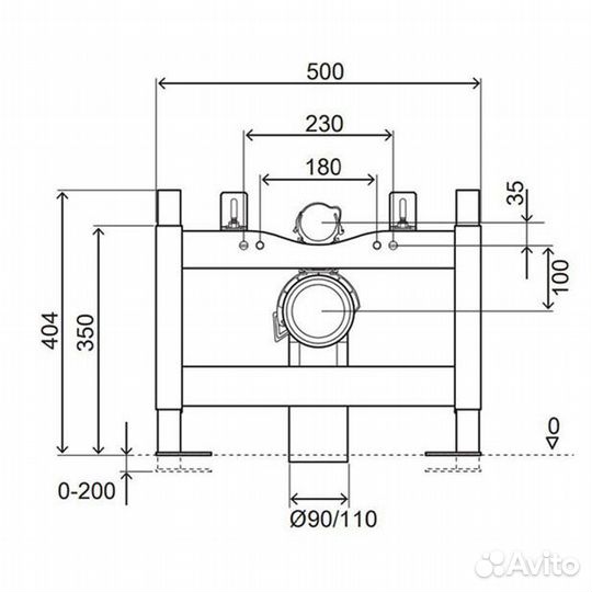 Инсталляция для унитазов OLI Quadra 714001