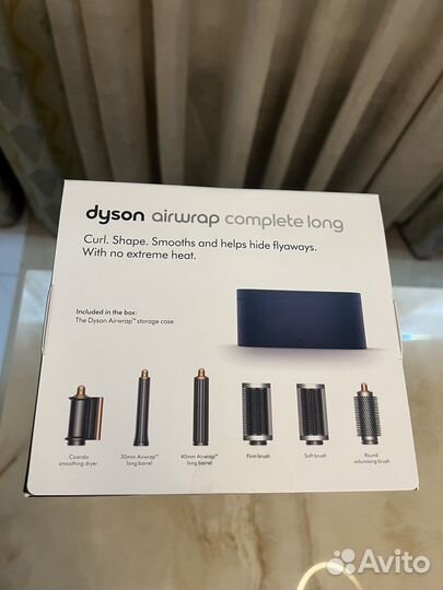 Стайлер Dyson airwrap complete long бронза никель