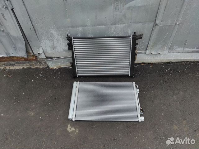 Радиатор основной и кондиционера на Ford Focus 3