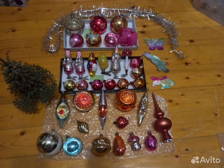 Елочные игрушки СССР