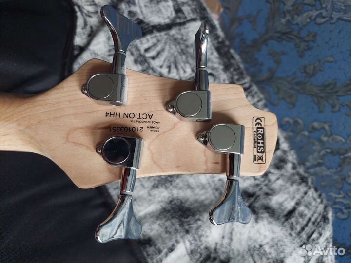 Бас гитара Cort Action-HH4-BK Action series