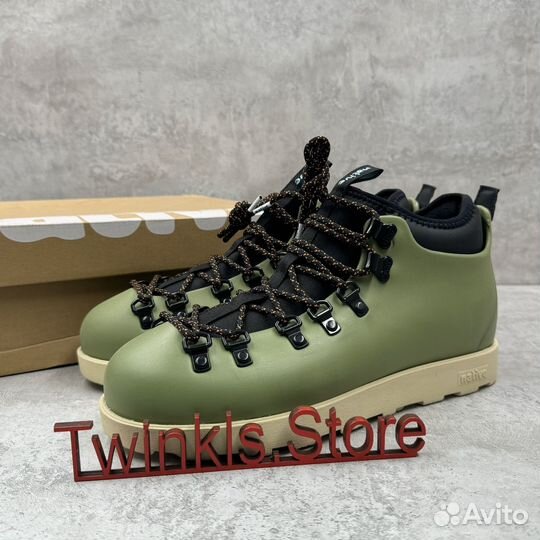 Кроссовки Native хаки