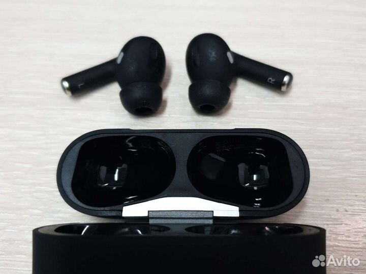 Беспроводные наушники airpods pro чёрные