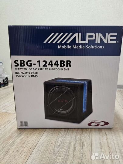 Alpine SBG 1244BR новый запечатанный