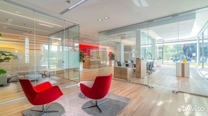 Перегородка стекло