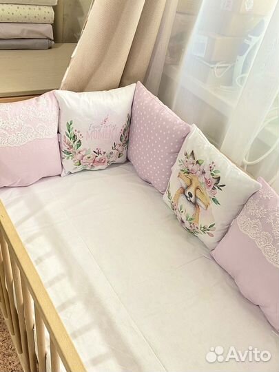 Бортики в кроватку