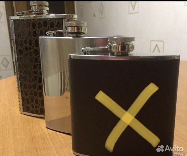 Фляжки карманные из нержавеющей стали