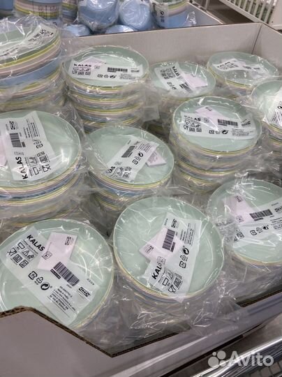 Детская посуда kalas IKEA 36 предметов Калас нов