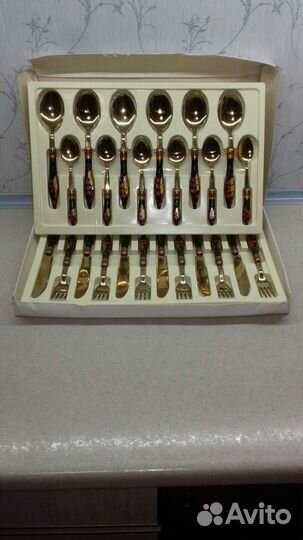 Столовый набор Хохлома. СССР