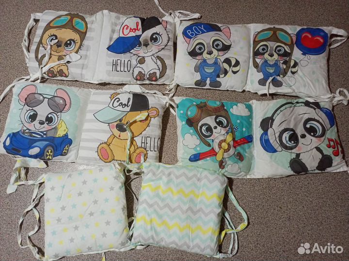 Бортики в кроватку