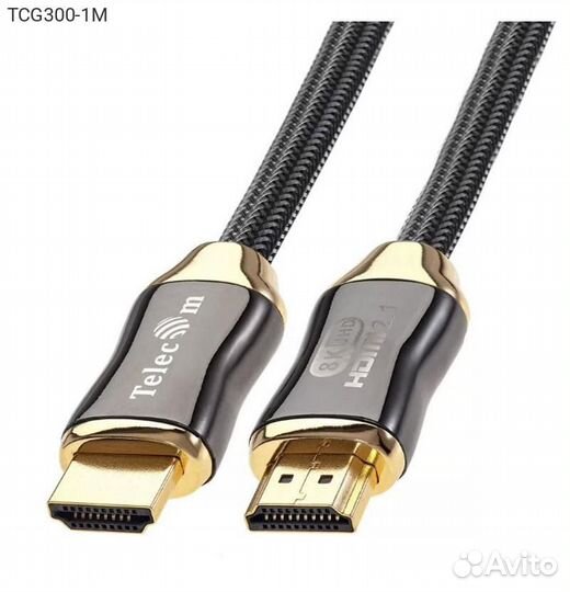 Видеокабель Telecom hdmi (M) - hdmi (M) 1.00м, TC