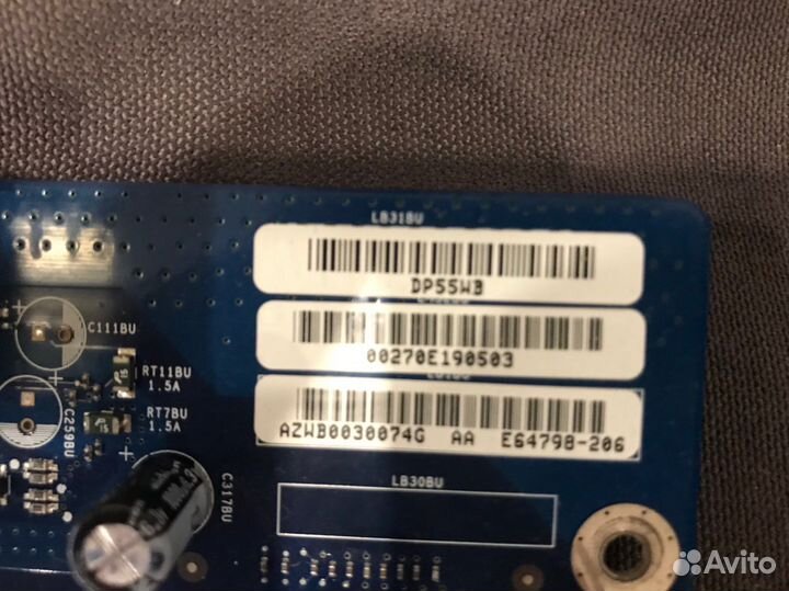 Материнская плата 1156 с процем i3-550