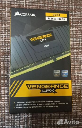 Оперативная память corsair ddr4 2х16/32gb