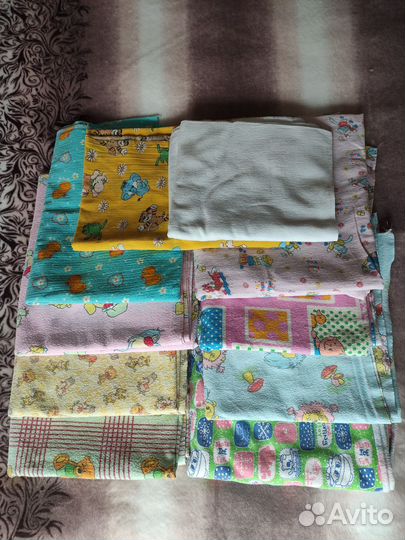 Постельное бельё детское. Пеленки
