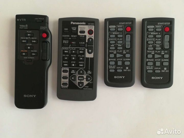 Пульты ду от разных видеокамер