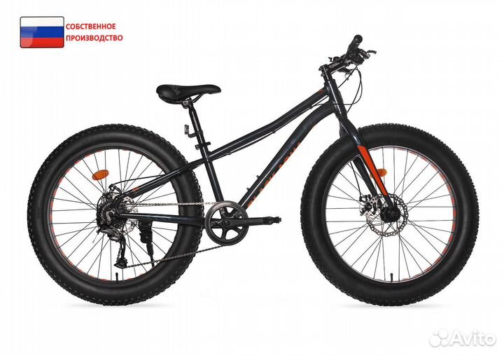 Велосипед black aqua Fat 2692 D matt 26