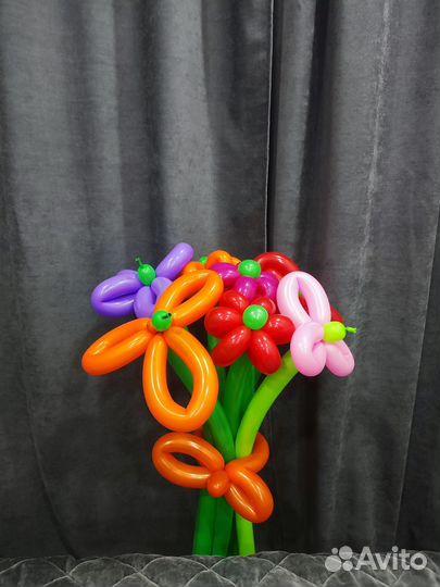Цветы из шаров