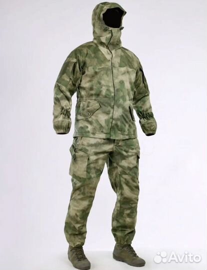 Костюм горка на флисе Мох