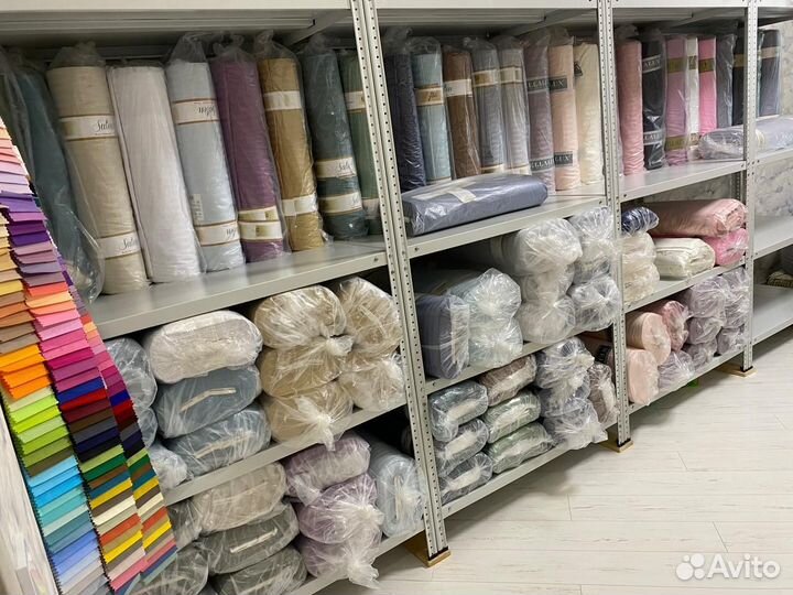 Ткань сатин-страйп LUX Турция