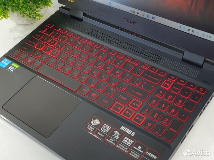 Игровой Ноутбук Acer Nitro i5 12500H, RTX 3050