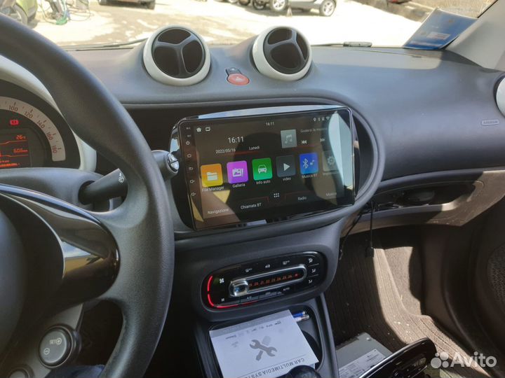 Магнитола Smart Fortwo 3 / Forfour 2 W453 Android