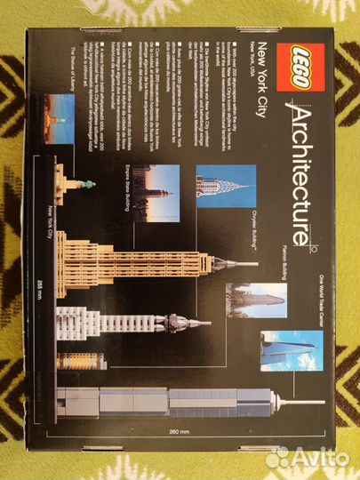 Lego 21028 New York City Новый