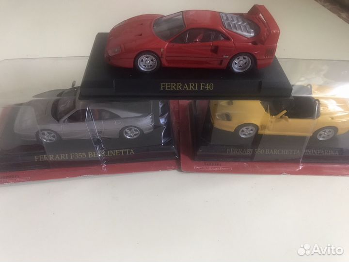 Коллекционные машинки Ferrari