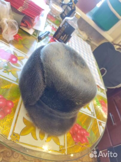 Меховая мужская кепка