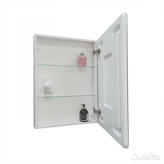 Зеркало шкаф с подсветкой в ванную