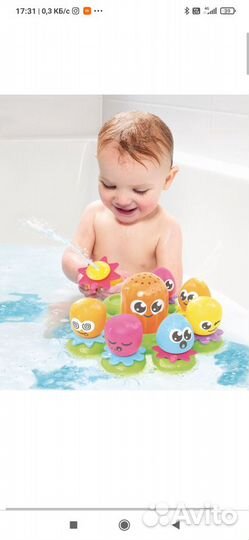 Игрушка для ванной осьминожка Tomy