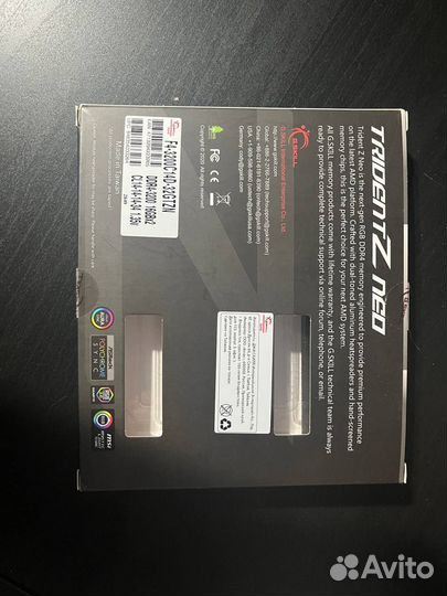 Оперативная память G.Skill trident Z Neo 32 гб