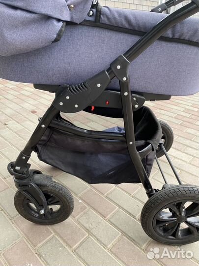 Коляска 2 в 1 Alis Berta Be синий