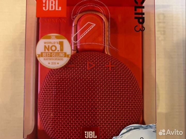 Новая Портативная колонка JBL Clip 3 Black
