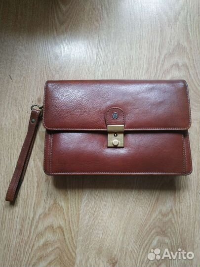 Барсетка кожаная мужская