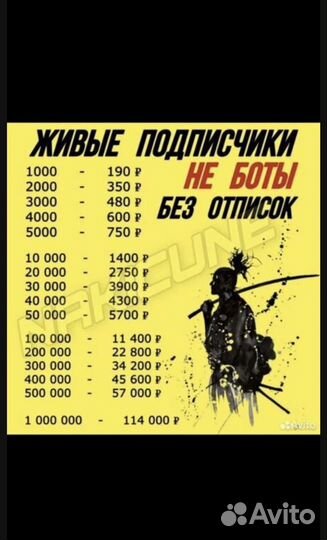 Накрутка подписчиков