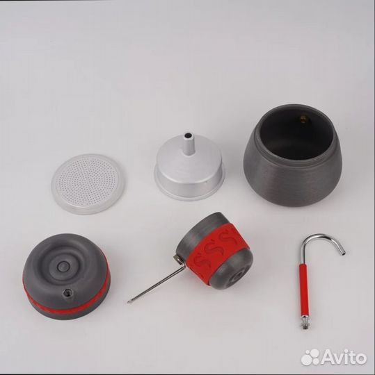 Гейзерная кофеварка для пикника