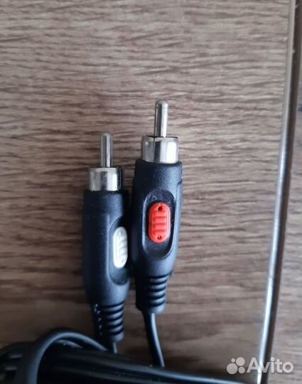 3,5-jack – 2-RCA (male) кабель; сш-5 3,5-jack