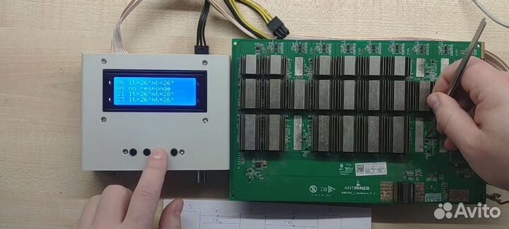 Ремонт Asic майнер хэш-плата бп