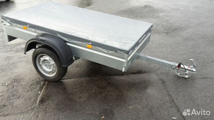 Прицеп 205х110 с тентом и держателем вилки Ее