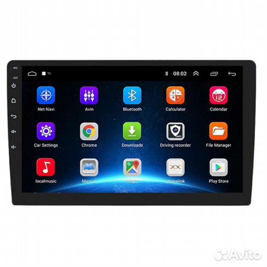 Магнитола 2 din android 9 дюймов 2/32гб