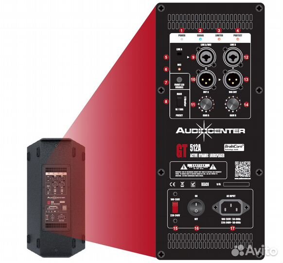 Акустическая система Audiocenter GT510A