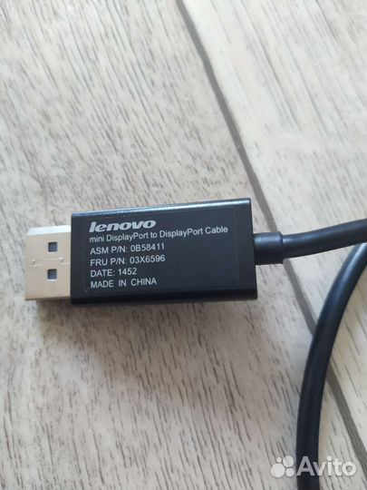 Кабель Lenovo mini DisplayPort to DisplayPort