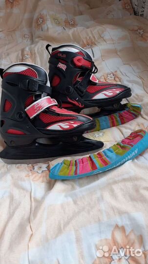 Коньки хокейные б/у раздвижные раз.34-37