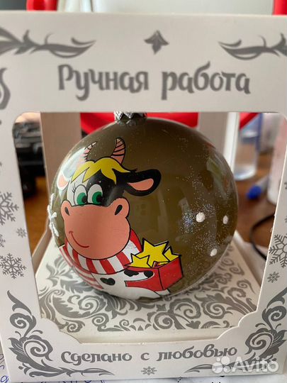 Елочные игрушки стекло